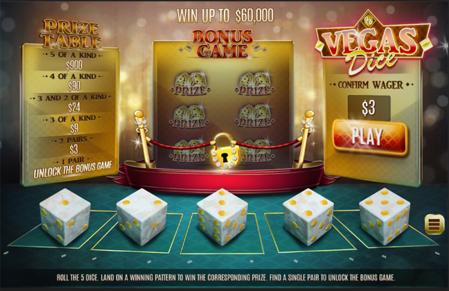 Vegas Dice | Online Gambling Game Atlantic Canada | ALC